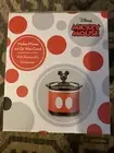 Disney Mickey Mouse .65 QT Mini Crock Slow Cooker Stoneware NEW