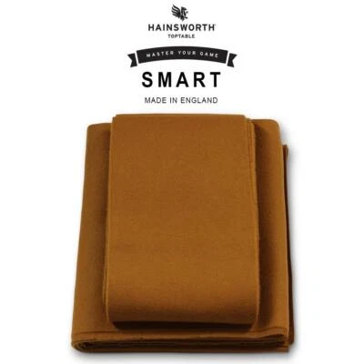 Hainsworth SMART Bed and Cushion Cloth Set for 7ft UK Pool Table – TAN