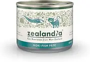 Zealandia Hoki Fish Pate Cat Food, Grain-Free, 95% Meat and Organs, Adult Cat Formula