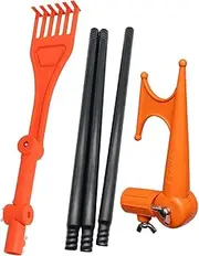 Yajuyi Gutter Cleaning Equipment with Rake Head and Hook for Villas