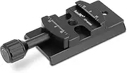 Haoge CP-MA90 Quick Release Plate QR Clamp Adapter Convertor for Select Manfrotto Sachtler Benro Sirui Tripod Fluid Video Head to Arca-Swiss Compatible, Fit 501PL / Q5 / 504PLONG / 500PLONG Heads