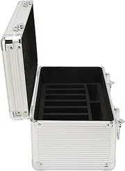 Shockproof Hard Drive Storage Case 10 Bay Security Lock Design for 3.5 Inch Hard Drives, Aluminum Alloy Corner