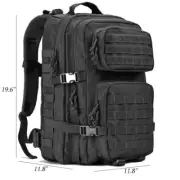 45L Military Tactical Waterproof Backpack Assault Pack Molle Rucksack Hiking Bag