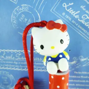 【震撼精品百貨】Hello Kitty 凱蒂貓 KITTY造型原子筆附繩-紅蘋果 震撼日式精品百貨