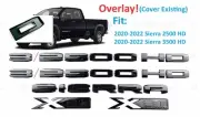 Overlay Gloss black X31 Off Road Sierra 2500HD3500HD Emblem 2020-2022 GMC Sierra