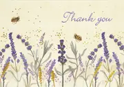 Peter Pauper Press Boxed Thank You Note Cards - Lavender & Honey 331519