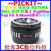 在飛比找Yahoo!奇摩拍賣優惠-可調光圈 DKL Retina 鏡頭轉富士 FUJIFILM