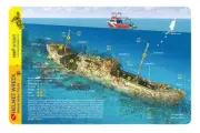 Helmet Wreck Palau Reef Smart Waterproof Dive Card