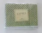 VINTAGE Ralph Lauren STUDIO FOULARD Floral Cotton King Size Flat Bed Sheet~NIP~