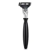 The Art of Shaving Gillette Mach 3 Black Resin Razor W/ 8 Pack Mach 3 Cartridges