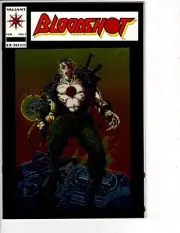 Bloodshot #1 Comic Book Valiant VF/NM KEY - 1st Chrome Enhanced Comic Book 1993