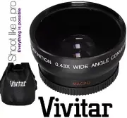 Hi Def Wide Angle With Macro Lens For Sony DSC-RX10 DSC-RX10M2 II
