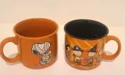 Peanuts Halloween coffee mug , tea cup/ soup Mug. large 21 oz. NWT Snoopy