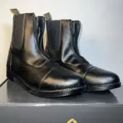 Lettia Ladies Zip Paddock Boots 7