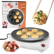 MasterChef Electric Ebelskiver Maker Delicious Homemade Japanese Takoyaki, Do...