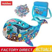 在飛比找蝦皮購物優惠-Hahowa Animal Puzzle Toys For 