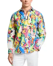 Robert Graham The Wild Life Printed Button Front Shirt