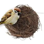 Bird Nest Handmade Woven Bird Cage Bird Breeding & Spawning Nest For Pigeon