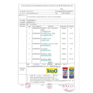 Tetra PRO  白金脆片飼料 250ml 熱帶魚 小型魚 孔雀魚 燈科魚 飼料