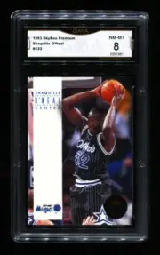 1993-94 SKYBOX PREMIUM SHAQUILLE O'NEAL #133 MAGIC GMA 8 NMMT SHARP! J2M