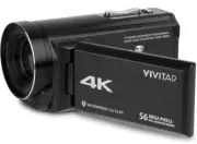 Vivitar - 4K Camcorder Ultra HD Lens, 4K Camera WATERPROOF - TEAL - 56MP - BLUE