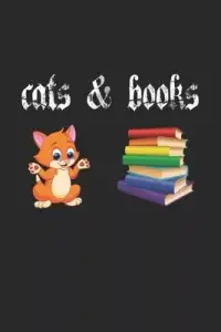 在飛比找博客來優惠-Cats & Books: cute journal, di