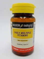 Daily Multiple Vitamins Compare To One A Day Essentials Multivitamin Multimineral Supplement 100 Tablets per Bottle Pack of 4 Total 400 Tablets