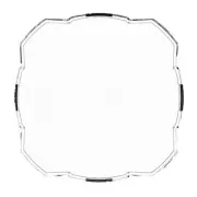 KC HiLiTES FLEX ERA 4 LED Light Shield / Hard Cover - Clear