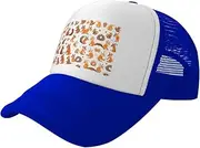 [MDATT] Cute Squirrels Mesh Baseball Cap Adjustable Twill Bulk with Ponytail Hole Washed Dad Hat for Men Women