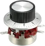 XYWHPGV WH118 10K Ohm Variable Resistors Single Turn Rotary Carbon Film Potentiometer w Dial Knobs(b17a8 82223 10739 b87e3 e061b c3718