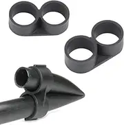 100Pcs Drip Irrigation Water Tube End Plug Durable Fitting for Garden Greenhouse Patio Lawn 16/20mm Plastic (16mm)
