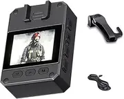 Night Vision Camera, Wearable 4K Action Camera for Motorcycling Recording Police Body Camera