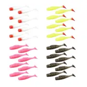 Soft and Tough 32 Pcs Silicone Fishing Baits for an Unforgettable Experience