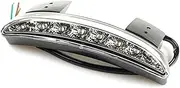 Turn Signal Indicator Bike Motorcycle Lights Rear Fender Edge Red LED Brake Tail Light Motocycle for Touring Sportster XL 883 1200 Cafe Racer (Color : White)