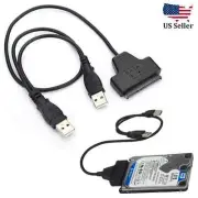 Dual Power eSATA USB 12V 5V Combo to 22Pin SATA USB Hard Disk Cable Adapter