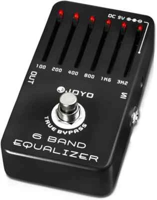 JOYO 6 Band EQ Pedal Equalizer ±18dB Guitar Effect for Electric Guitar JF-11 NEW