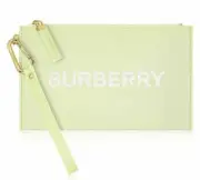 BURBERRY Her EDT Garden Party Green Bag Fragrance Cosmetic Makeup Clutch Pouch