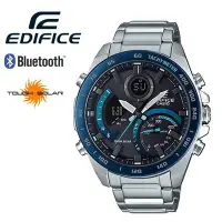 在飛比找Yahoo!奇摩拍賣優惠-CASIO手錶公司貨EDIFICE太陽能藍牙手機連結ECB-