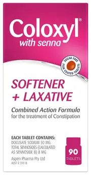 Coloxyl 50mg with Senna Tab X 90