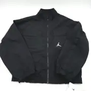 Jordan Jumpman Windbreaker Jacket Big Girl's Sizes M L Black