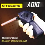 NITECORE AD10 Electric Air Duster 18W QC USB-C Blower Camera Lens Cleaning Kit