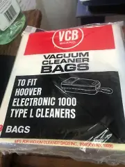 Hoover Electronic 1000 Type L Vacuum Bags Genuine VCB 3 Bags