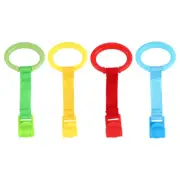 4 Pcs Pull up Rings for Play Pen Baby Standing Jewelry Toddler Hook