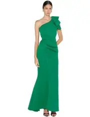 [Montique] Rebecca Scuba Gown in Emerald