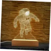 3D Night Light - Spaceman Optical Illusion Lamp Nightlight Gifts for Astronaut