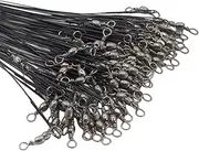 Fishing Wire Leaders, Catfishing Tackle, Fishing Gear for Catfish, Saltwater Fishing Accessories, Heavy Duty Stainless Steel Wire, High Strength, Steel Wire