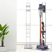 [Artiss] Dyson Stand Vacuum Cleaner Holder Freestanding Rack for V6 V7 V8 V10 V11 V12 Mop Attachment Organiser Silver Floor Storage Standing Dock Home Appliance Shelf Accessories Kit