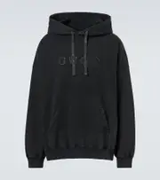 [Gucci] Gucci Logo cotton jersey hoodie AU 87 black