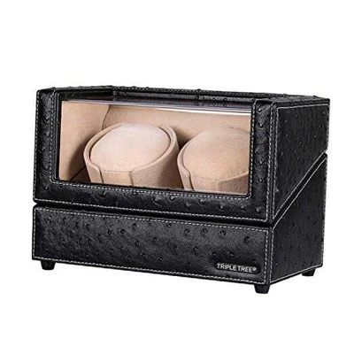 Watch Winders for Automatic Watches, Unique Leather Automatic Winder with