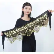 Belly Dance Sequined Waist Chain Triangle Hip Scarf Accessories Coins Belt